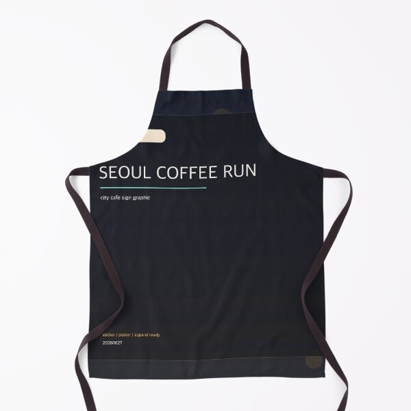 Item preview, Seoul Coffee Run Minimal Typography Quote designed and sold by radou88.