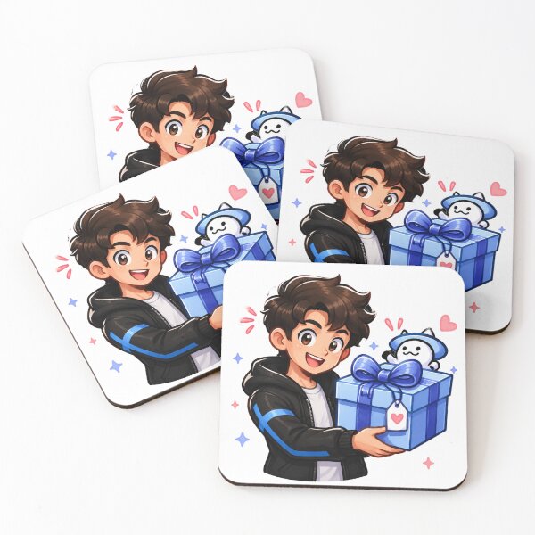 Item preview, Cute Anime Boy Holding a Gift Box designed and sold by Ajichofshop.