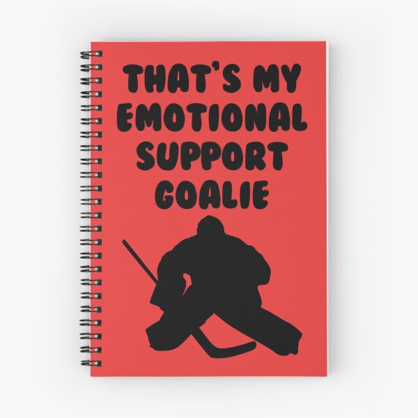 Item preview, that's my emotional support goalie (with goalie) designed and sold by katlcov1.
