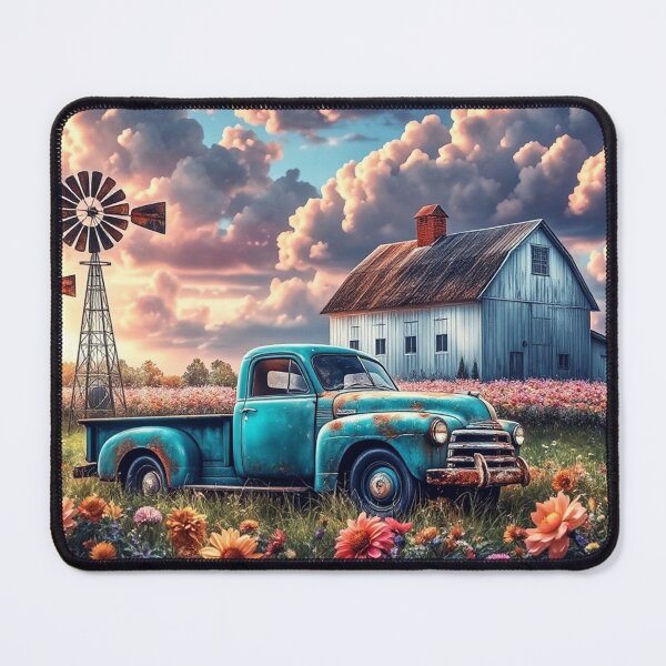 Item preview, Vintage Farm Truck Wall Art designed and sold by BeautifulVirtues.
