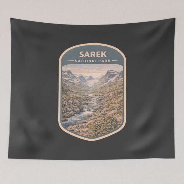 Item preview, Vintage Sweden National Park Travel Print: Sarek  designed and sold by PinUpPizzazz.
