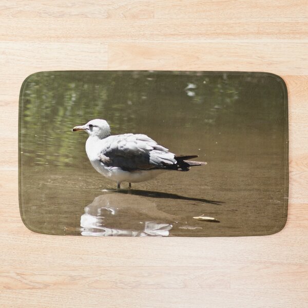 Item preview, Seagull Standing in Pond designed and sold by WilesTheFox.