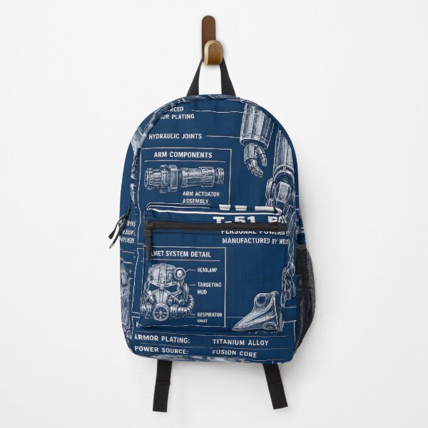 Item preview, Fallout T-51 Power Armor Blueprint | West Tek Military Schematic Design designed and sold by RockyLambda.
