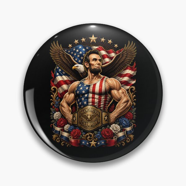 Item preview, Superhero Abraham Lincoln Funny 4th Of July Gear designed and sold by DynamicDesign.