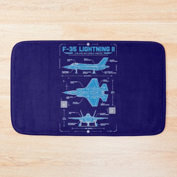 Item preview, F-35 Lightning II Blueprint 5th Gen Fighter Jet Design designed and sold by RockyLambda.