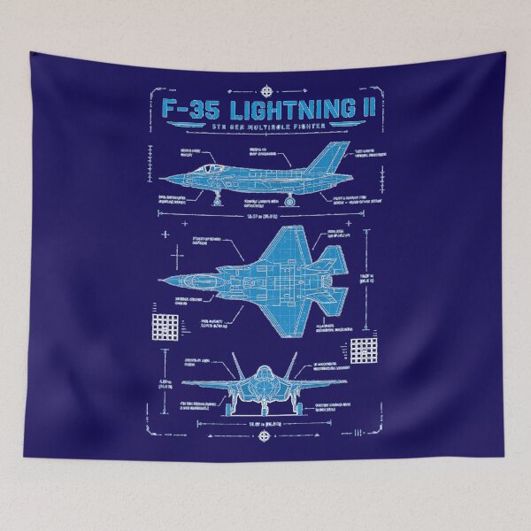 Artikelvorschau, F-35 Lightning II Bauplan – Design eines Kampfjets der 5. Generation entworfen und verkauft von RockyLambda.