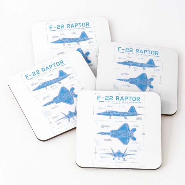 Artikelvorschau, F-22 Raptor Bauplan Stealth-Kampfjet Luftfahrtdesign entworfen und verkauft von RockyLambda.