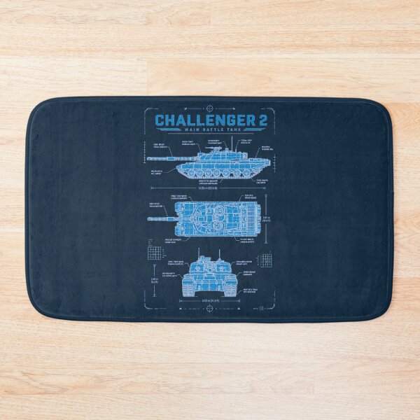 Item preview, Challenger 2 Blueprint Main Battle Tank Military Armor Design designed and sold by RockyLambda.
