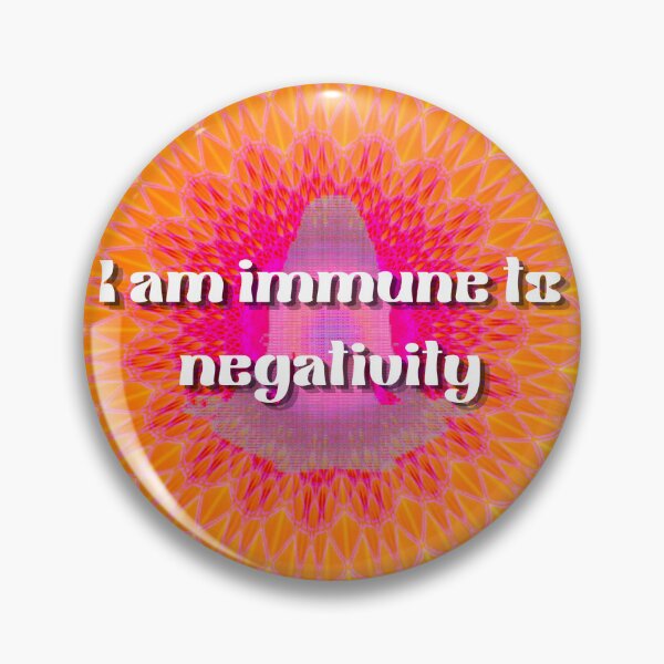 Item preview, I am immune to negativity affirmation designed and sold by Harmz-Creations.