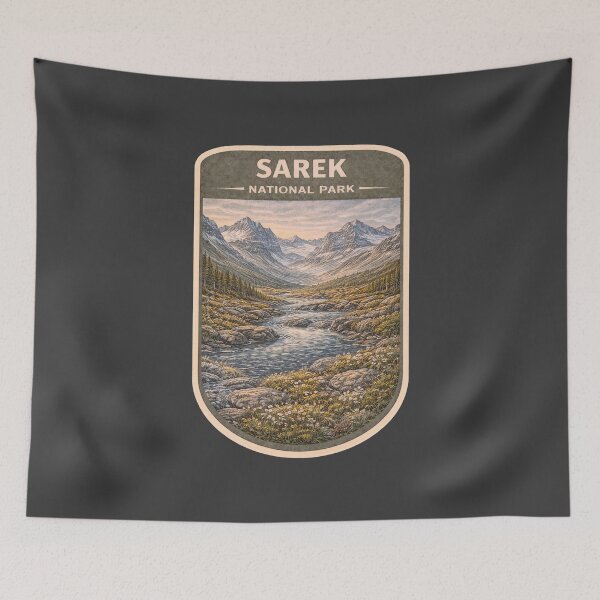 Item preview, Vintage Sweden National Park Travel Print: Sarek  designed and sold by PinUpPizzazz.