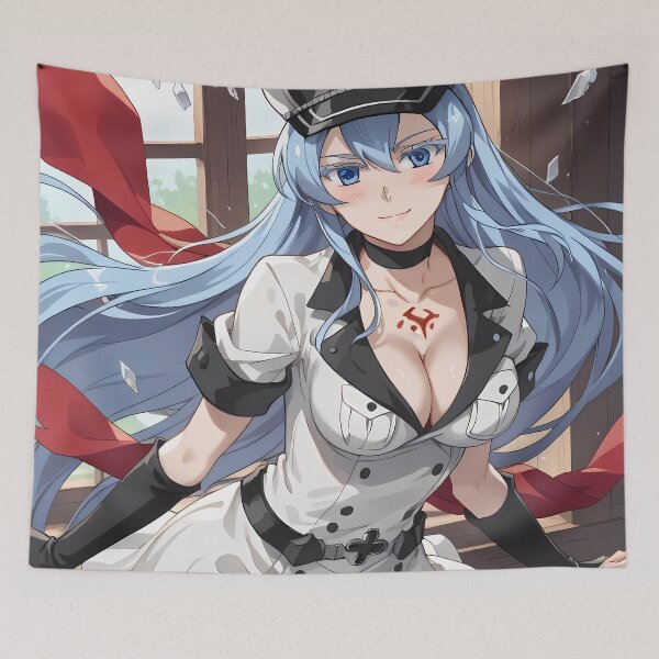 Item preview, Esdeath Akame Ga Kill Shattered Window Icy Commander designed and sold by BrianRayan.