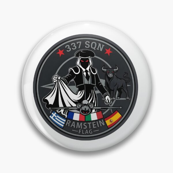 Item preview, 337 Squadron Ramstein Flag Exercise Patch designed and sold by CharlieDesings.