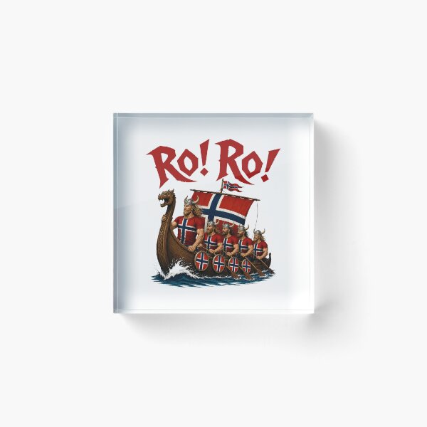 Item preview, Ro Ro Norway Viking Ship Soccer Norwegian Fan designed and sold by elongatedjazz.