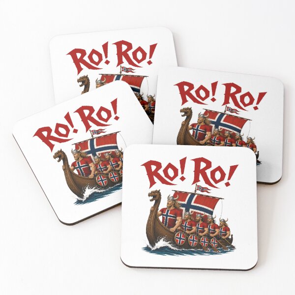Item preview, Ro Ro Norway Viking Ship Soccer Norwegian Fan designed and sold by elongatedjazz.