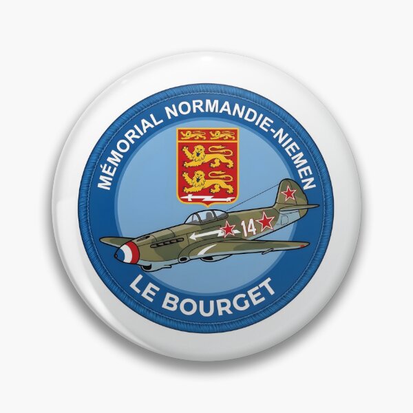 Item preview, Mémorial Normandie-Niemen Le Bourget Commemorative Patch designed and sold by CharlieDesings.