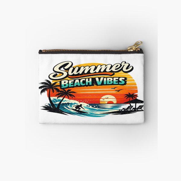 Item preview, Summer Beach Vibes Retro Sunset | Vintage Tropical Summer Vacation Sticker designed and sold by sosservice.