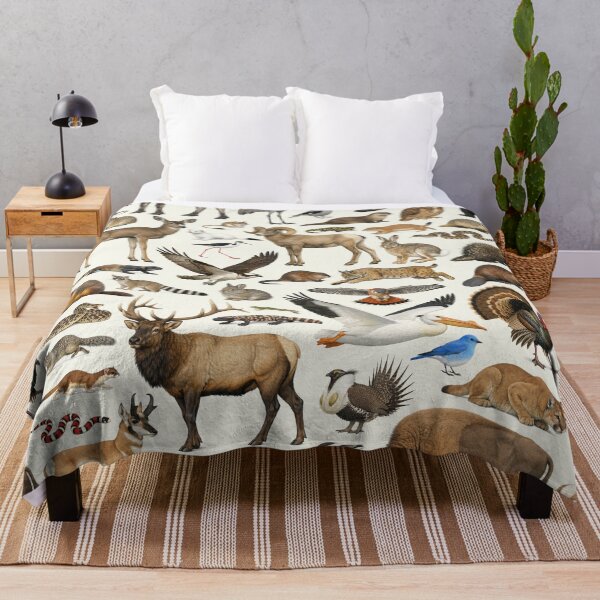 Item preview, Animals of Utah Retro Style Identification Chart designed and sold by kakarikihill.