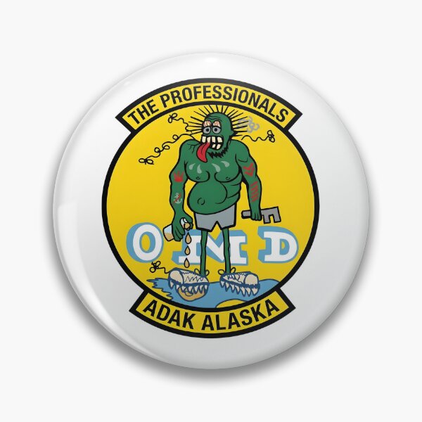 Item preview, NAS Adak Organizational Maintenance Department "The Professionals" Novelty Patch designed and sold by CharlieDesings.