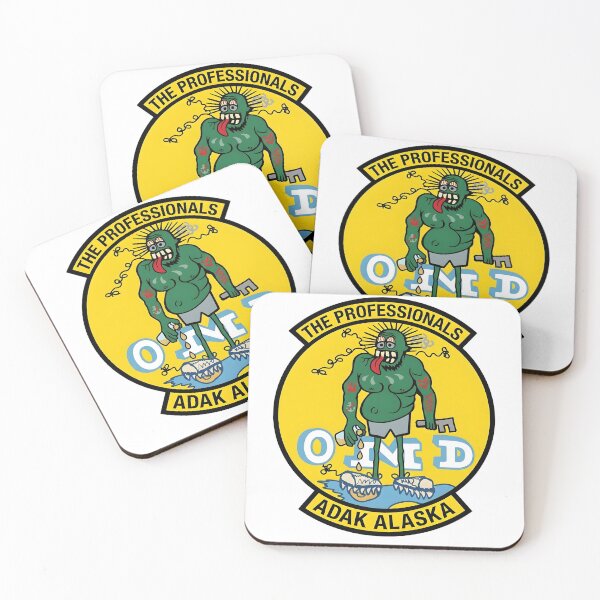 Item preview, NAS Adak Organizational Maintenance Department "The Professionals" Novelty Patch designed and sold by CharlieDesings.
