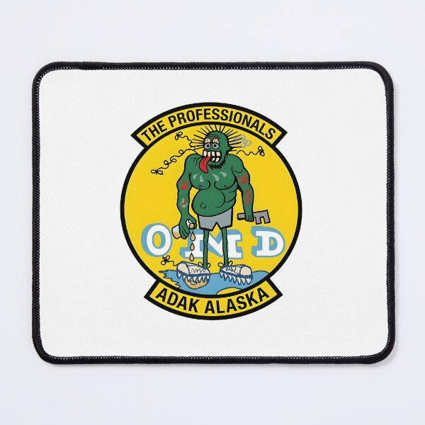 Item preview, NAS Adak Organizational Maintenance Department "The Professionals" Novelty Patch designed and sold by CharlieDesings.