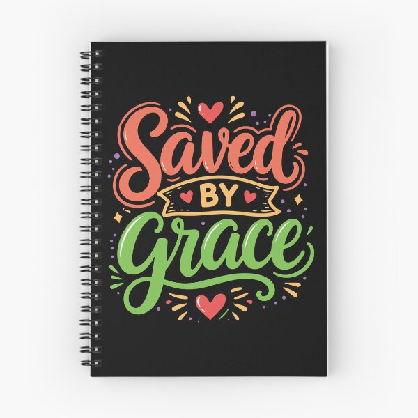 Item preview, Saved By Grace – Inspirational Christian Faith designed and sold by Verse & Vibes.
