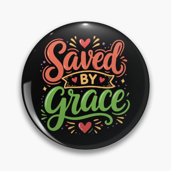 Item preview, Saved By Grace – Inspirational Christian Faith designed and sold by Verse & Vibes.