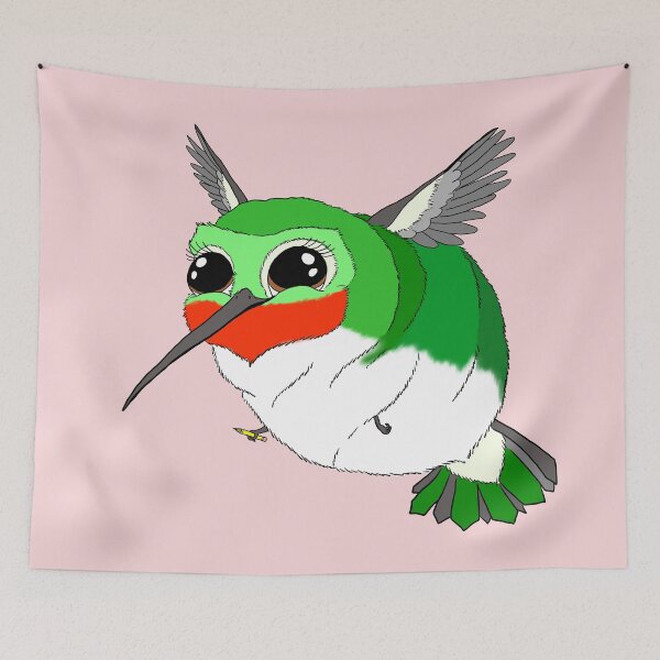 Item preview, Funny Hummingbird designed and sold by cameoivory.