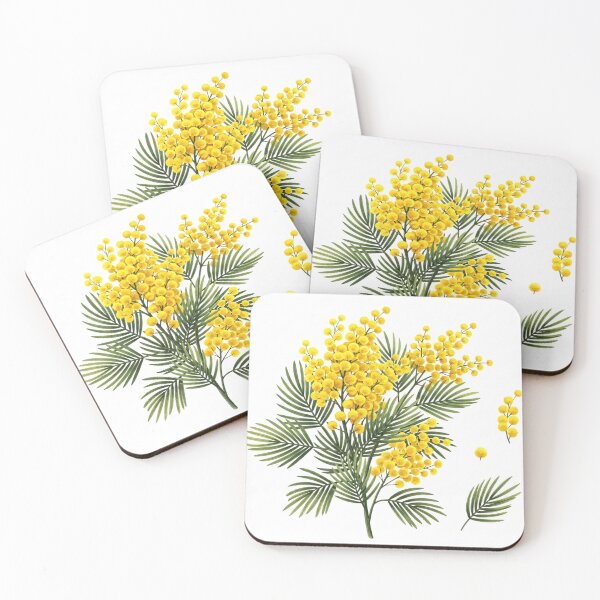 Item preview, Blooming Mimosa Botanical Illustration designed and sold by PixorStudio.
