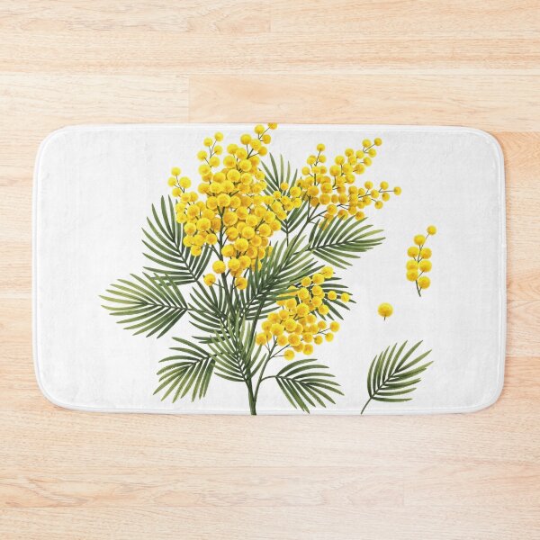 Item preview, Blooming Mimosa Botanical Illustration designed and sold by PixorStudio.