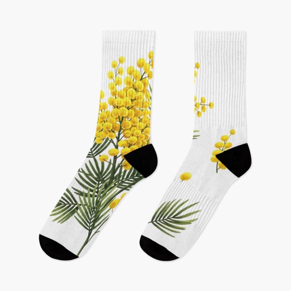 Item preview, Blooming Mimosa Botanical Illustration designed and sold by PixorStudio.