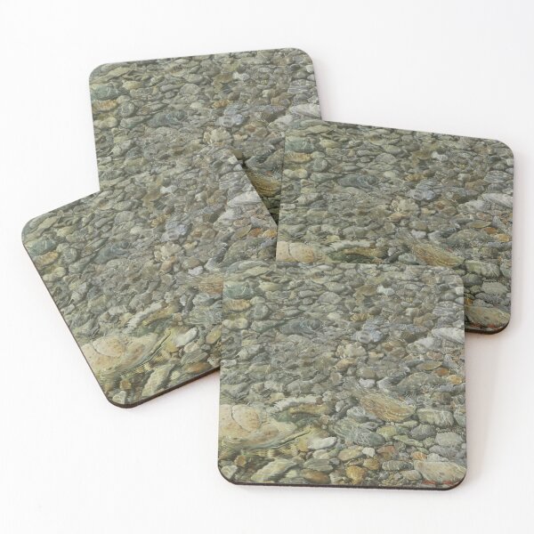 Item preview, Clear Flowing Stream with River Pebbles - Hyperrealistic Art designed and sold by HaedamArt.