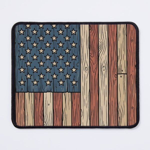 Item preview, Rustic wooden American flag designed and sold by jlStopMedia.