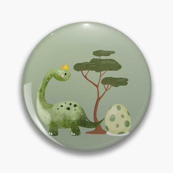 Item preview, Cute watercolor dinosaur with egg and tree designed and sold by A touch of creativity.
