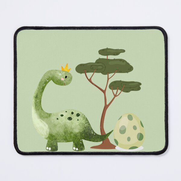 Item preview, Cute watercolor dinosaur with egg and tree designed and sold by A touch of creativity.
