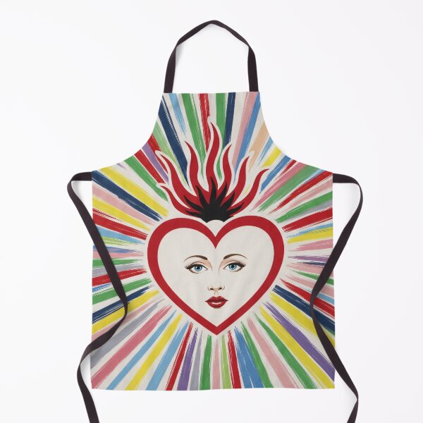 Item preview, Sacred Heart Pop Art Portrait designed and sold by PixorStudio.