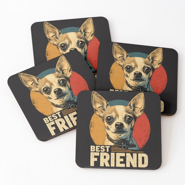 Item preview, Best Friend Chihuahua Retro Vintage Pop Art Dog Lover Gift Funny Art designed and sold by PrintAura15.