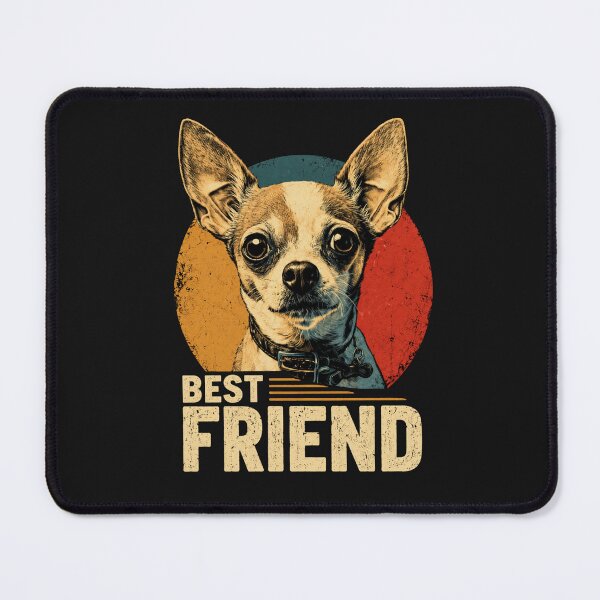 Item preview, Best Friend Chihuahua Retro Vintage Pop Art Dog Lover Gift Funny Art designed and sold by PrintAura15.