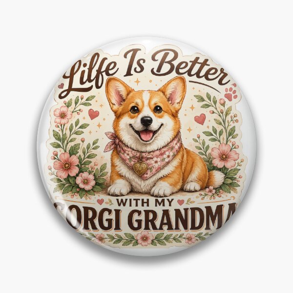 Item preview, Life Is Better With My Corgi Grandma Cute Dog Lover Gift designed and sold by PinkAmazon.