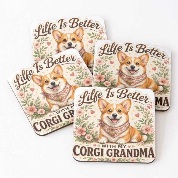 Item preview, Life Is Better With My Corgi Grandma Cute Dog Lover Gift designed and sold by PinkAmazon.
