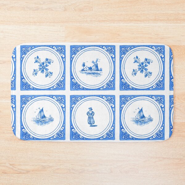 Item preview, Hand painted Delft Heritage Pattern designed and sold by Moritza Jarman Design.