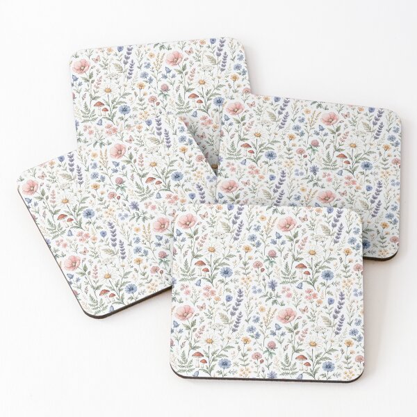 Item preview, cottagecore flower pattern  designed and sold by Dreamweaver Mandalas.