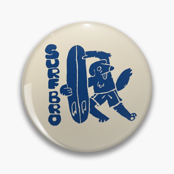 Item preview, Surfing Dog Linocut Illustration designed and sold by RNASstuff.