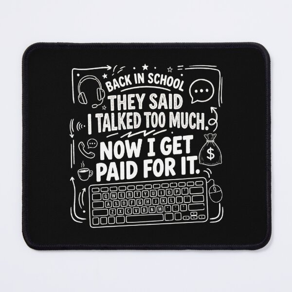 Item preview, Back in school they said I talk too much, now I get paid designed and sold by Comfy Creations.