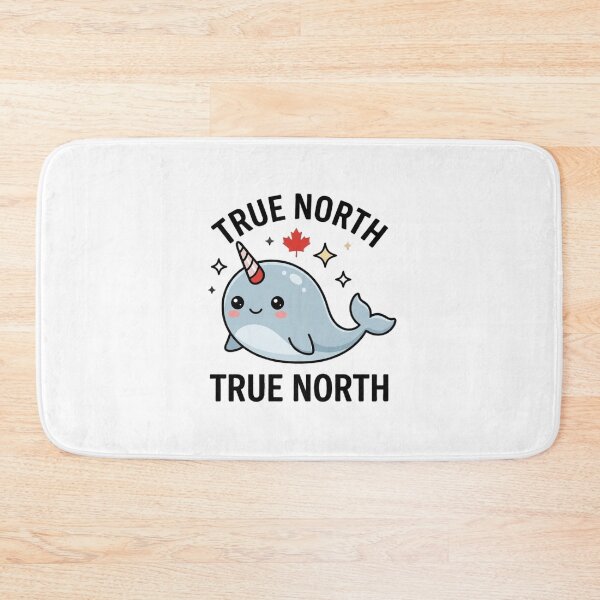 Item preview, Kawaii True North Narwhal Canadian Pride designed and sold by InspiredCreatives.