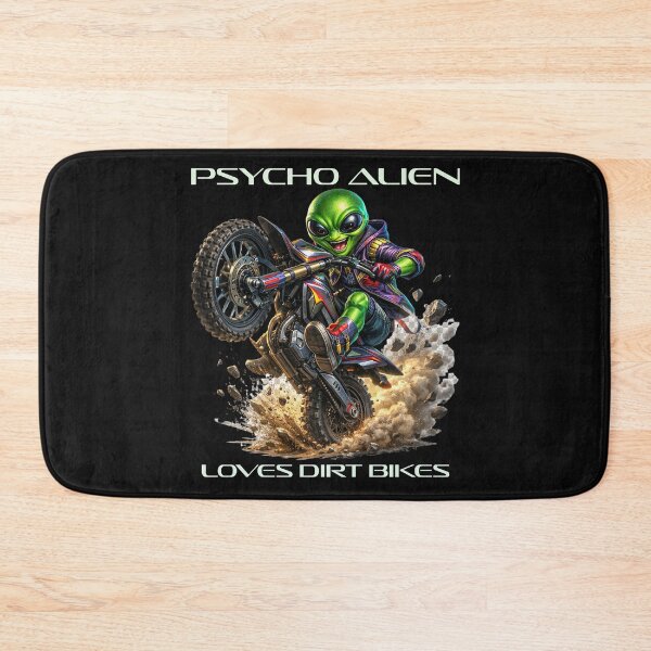 Item preview,  Psycho Alien Loves Dirtbikes - Neon Lettering designed and sold by PsychoAlien.com.