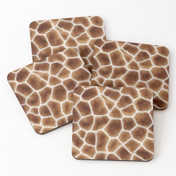 Item preview, Realistic Brown Giraffe Fur Surface Pattern designed and sold by arteresting-art.