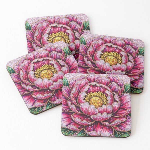 Item preview, Magenta Peony Bloom Close-Up designed and sold by PixorStudio.