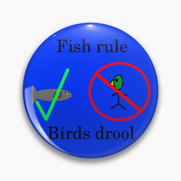 Item preview, Fish Vs. Bird designed and sold by SardinesClub.