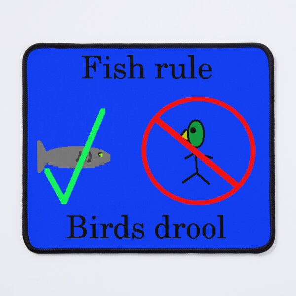 Item preview, Fish Vs. Bird designed and sold by SardinesClub.