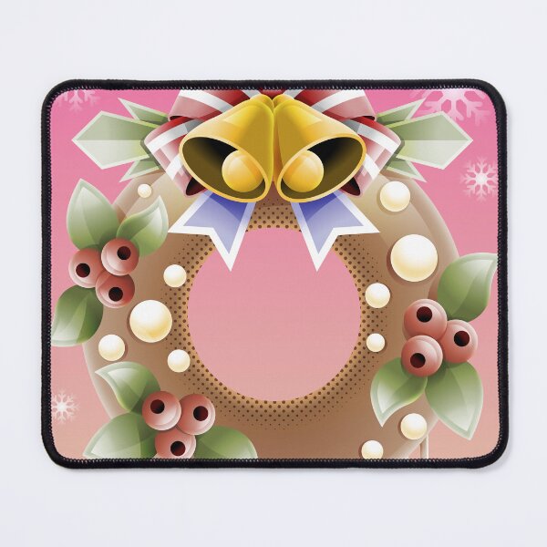 Item preview, Christmas Wreath Bells And Apples Illustration designed and sold by Lexkon Liu's art.